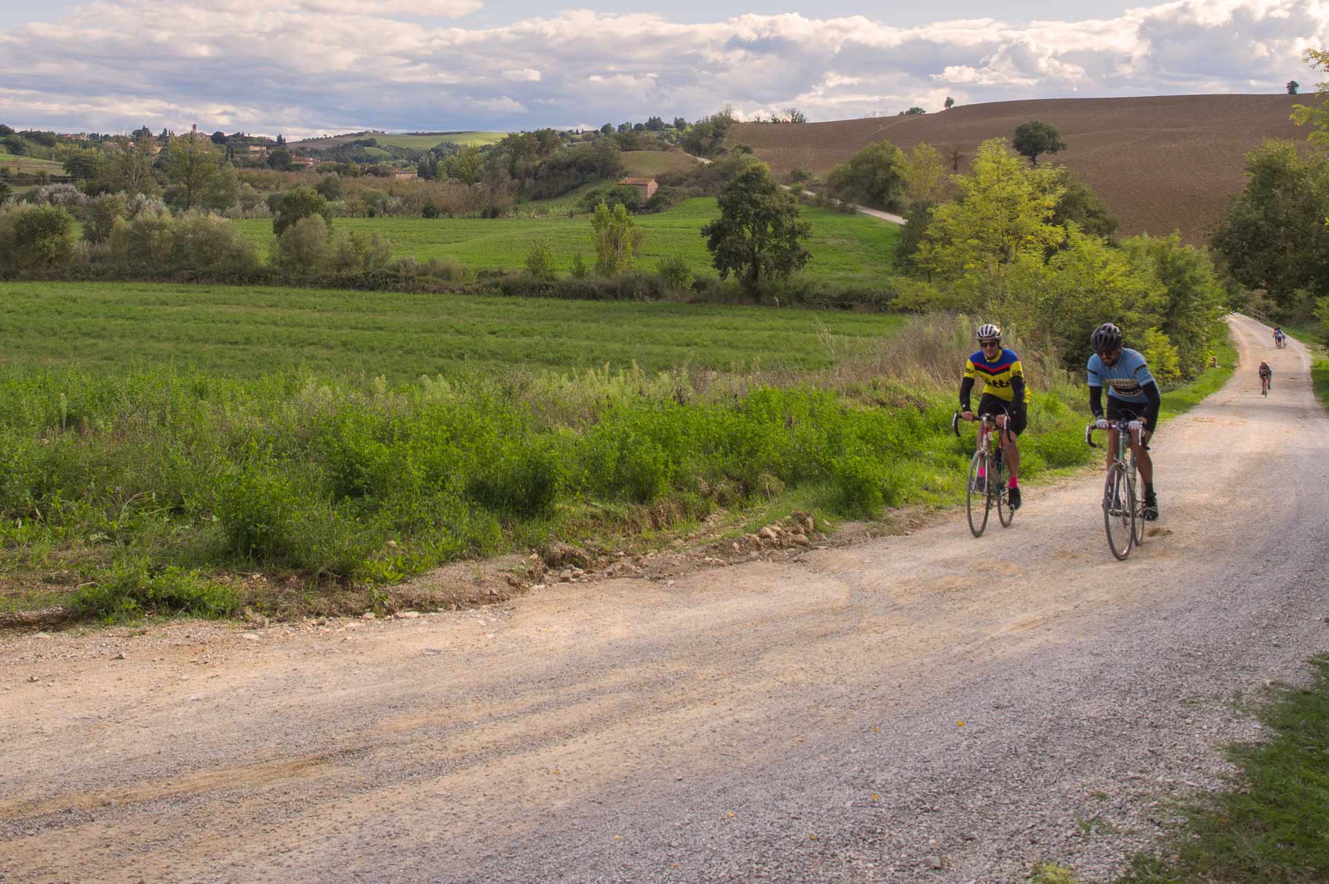 slice adventures - bike tour operator siena- immagine panorama eroica, val d'orcia